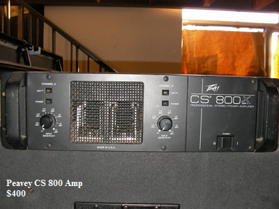 Peavey CS 800 Amp
   $400